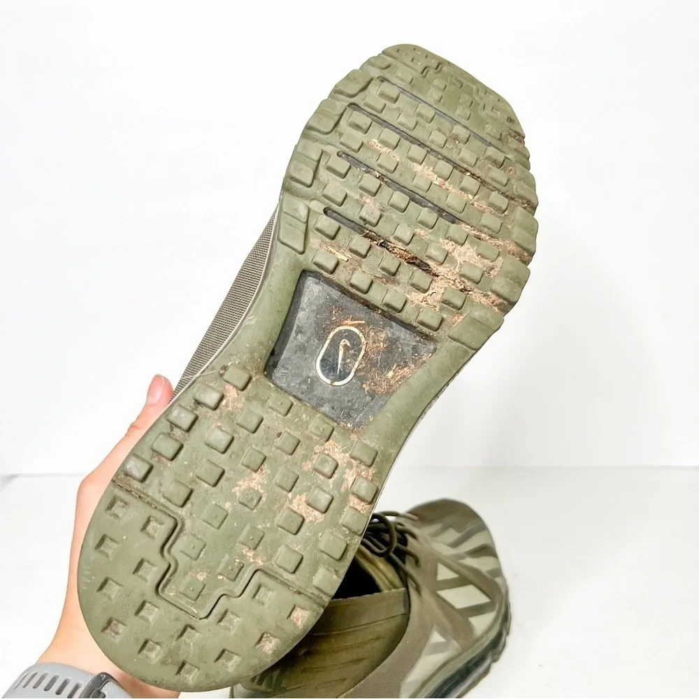 Nike Air Max Flair SE Men’s Army Green Sneakers Size 11